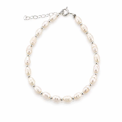 Billede af Belladi "Diana" armbånd sølv m. fvp (17,5+3 cm)