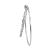 Billede af Jane Kønig Double Olympia Hoop With Stones ørering stål (1 stk.) - Right