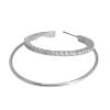 Billede af Jane Kønig Double Olympia Hoop With Stones ørering stål (1 stk.) - Right