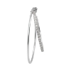 Billede af Jane Kønig Double Olympia Hoop With Stones ørering stål (1 stk.) 