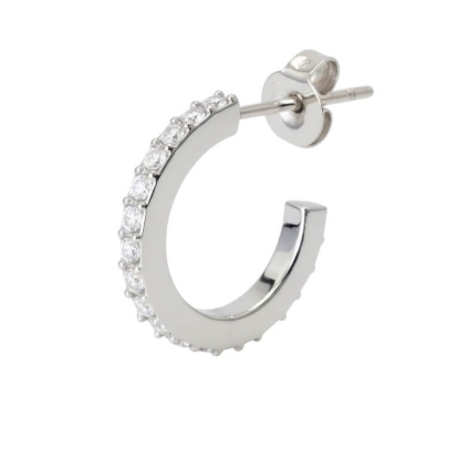 Billede af Jane Kønig Olympia Hoop 10 With Stones ørering stål (1 stk.) 