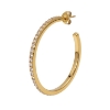 Billede af Jane Kønig Olympia Hoop 27 With Stones ørering forgyldt stål (1 stk.) 