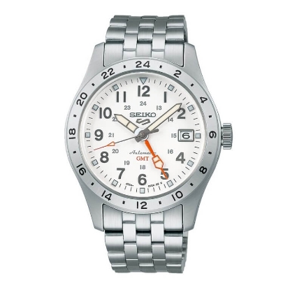 Billede af Seiko 5 Sports GMT Field series herreur automatic stål 42mm 10bar