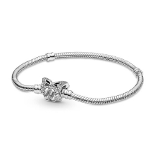 Billede af Pandora Slangekædearmbånd med Sommerfuglelås (20 cm)