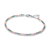 Billede af Pandora Regnbuefarvet Tennisarmbånd sølv m. cz/krystal (18 cm)