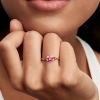 Billede af Pandora Disney Vaiana Blomster ring forgyldt metalblanding m. emalje + cz (str. 54)