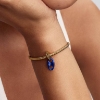 Billede af Pandora Mariner Link charm forgyldt metalblanding m. synt. lapis