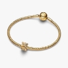 Billede af Pandora Vindmølle charm forgyldt metalblanding m. cz