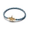 Billede af Pandora Disney Pixar Toy Story Sherifstjerne armbånd læder forgyldt metalblanding (17,5-20,5 cm)