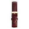 Billede af Daniel Wellington St Mawes Urrem brun læder gulddoublé stål 20mm