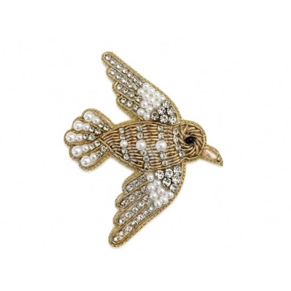 Billede af Aqua Dulce Bird Broche (70*60 mm)