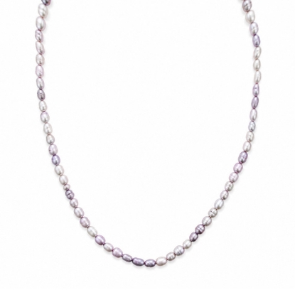 Billede af Belladi "Ella Purple" halskæde sølv m. fvp (40-48 cm)