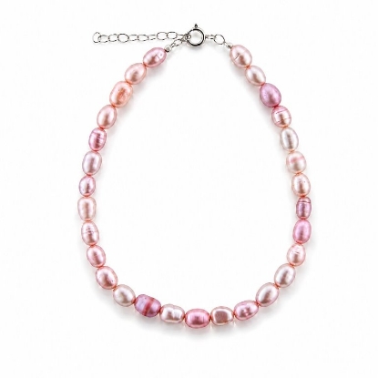 Billede af Belladi "Ella Pink" armbånd sølv m. fvp (16-22 cm)