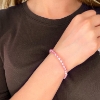 Billede af Belladi "Ella Pink" armbånd sølv m. fvp (16-22 cm)