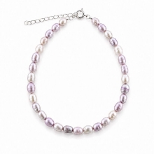 Billede af Belladi "Ella Purple" armbånd sølv m. fvp (16 + 3 cm)