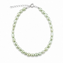 Billede af Belladi "Ella Green" armbånd sølv m. fvp (19 + 3 cm)