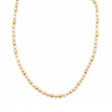 Billede af Belladi "Ella Orange" halskæde sølv m. fvp (45 + 3 cm)