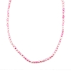 Billede af Belladi "Ella Pink" halskæde sølv m. fvp (40-48 cm)