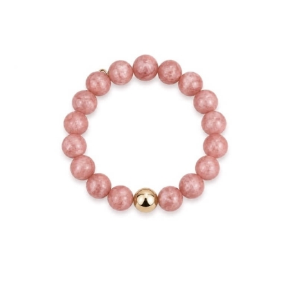 Billede af BAY "Coral Bracelet" armbånd forgyldt stål m. sten