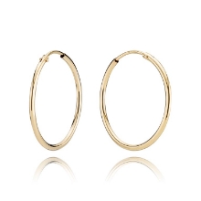 Billede af Creol ørering 1,5mm. 44 mm. 14kt.