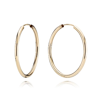 Billede af BNH Creol ørering 2,0 mm. 40 mm. 8kt.