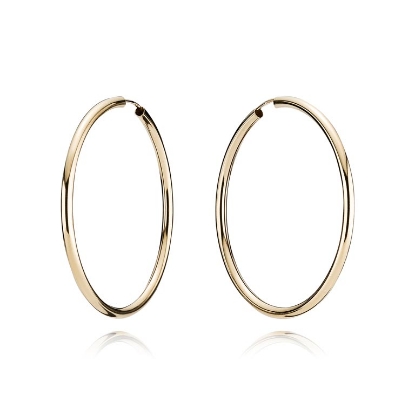 Billede af BNH Creol ørering 2,5 mm. 50 mm. 8kt.