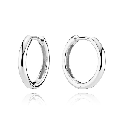 Billede af BNH Knæk creol øreringe 2,2 mm. 12,5 mm. 925s