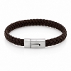Billede af Gentleman's "Diego" armbånd brun læder (19,5-23 cm)