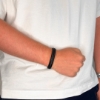 Billede af Gentleman's "Pablo" armbånd sort læder (19,5-23 cm)