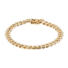 Billede af BNH armbånd panser facet 5,3 mm. i 14 kt.
