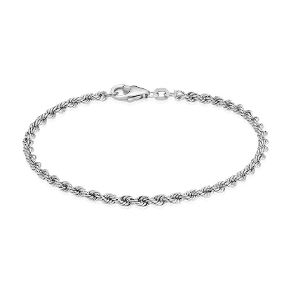Billede af BNH Armlænke cordel br. 2,7 mm. 14 kt. hvg.