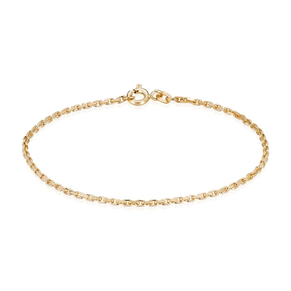 Billede af BNH armbånd anker facet 1,4mm i 8 kt.
