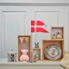 Billede af Nordahl Andersen sparebøsse forkromet lyserød karusel emalje