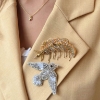 Billede af Aqua Dulce Bird Broche (70*60 mm)