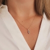 Billede af Mads Z "Little Princess" vedhæng 14 kt. guld m. pink turmalin (ekskl. kæde)