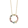 Billede af Mads Z "Luxury Rainbow Petite" vedhæng 14 kt. guld m. ædelsten (ekskl. kæde)