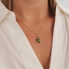 Billede af Mads Z "Four Seasons - Spring" vedhæng 14 kt. m. ægte sten (ekskl. kæde)