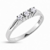 Billede af Ring m. syn stene 3*2½ mm 925s