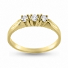 Billede af Ring m. syn stene 3*2½ mm 8 kt