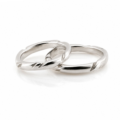 Billede af Vielses & Forlovelses ringe 925 s.......