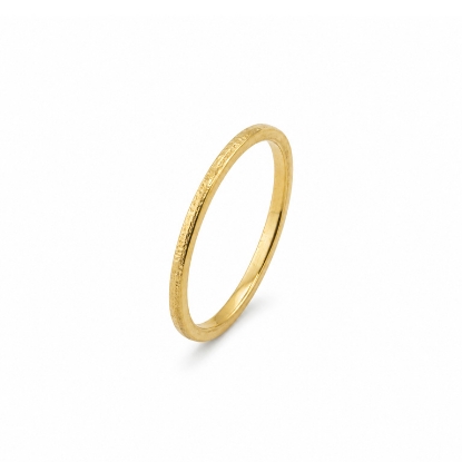Billede af Garderring, bredde 1,6 mm, tyk 1,7 mm, 14 kt forskel. overflader