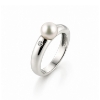 Billede af Ring m. fwp. 6-6½ m/m + brill. 0,03 w/pi 925s