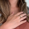 Billede af Ring u/sten 8 kt........................