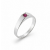 Billede af Ring m. syn sten 2½ mm 925s