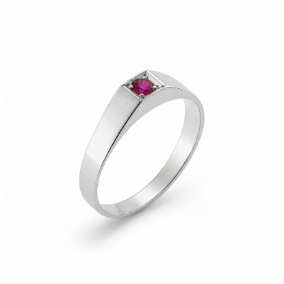 Billede af Ring m. syn sten 2½ mm 925s