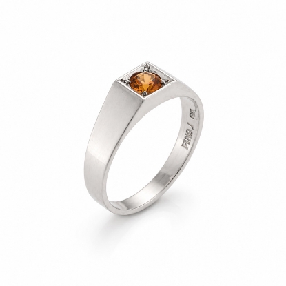 Billede af Ring m syn sten 4 mm 925s