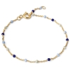 Billede af ENAMEL Copenhagen Lola Marine armbånd forgyldt messing m. emalje (15+4 cm)