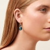 Billede af Julie Sandlau Prime Drop Midnight/London Blue øreringe forgyldt sølv m. krystal
