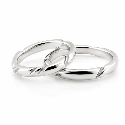 Billede af Vielses & Forlovelses ringe 925 s.......