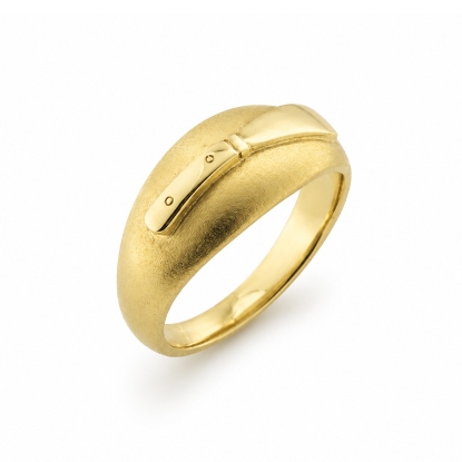 Billede af Ring maler spartel 925s forgyldt